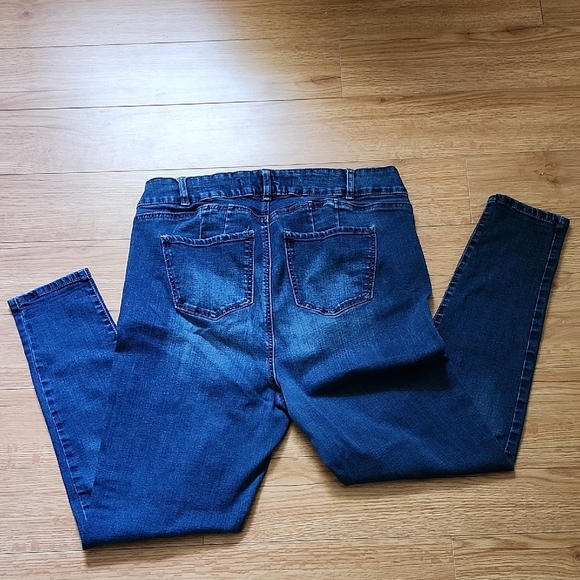 Midnight Blue High Waist Skinny Jeans - Picture 4 of 5